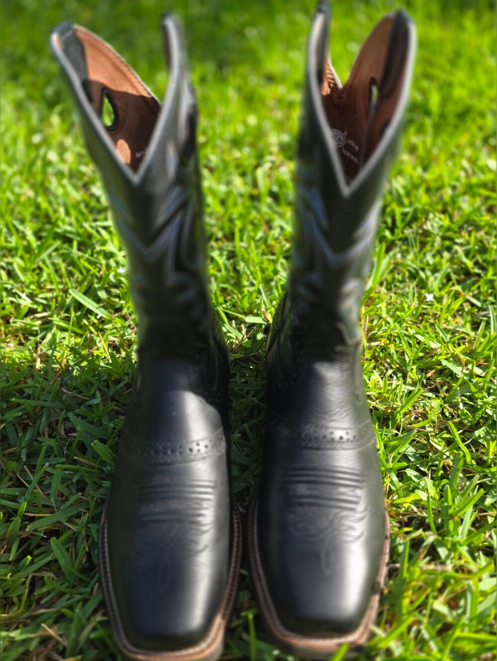Mens Justin Western Cowboy Boots Size 9.5d Style Sv2522